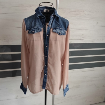L/XL- Farmerbetétes ing