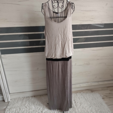 L/XL - Két színű, ujjatlan nyári ruha