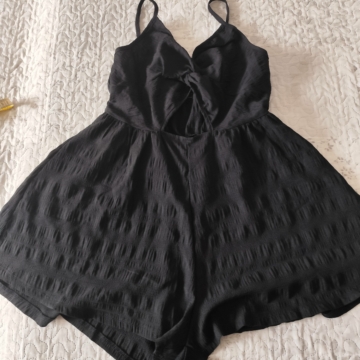 M – Fekete elegáns overall