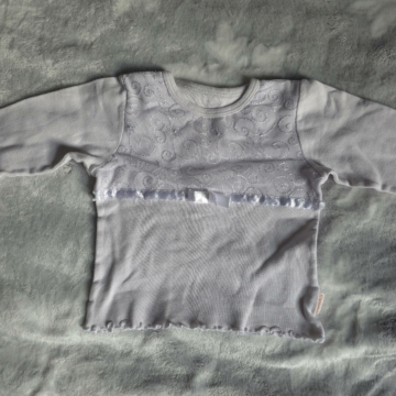 62/68 cm - Kislány hosszú ujjú felső