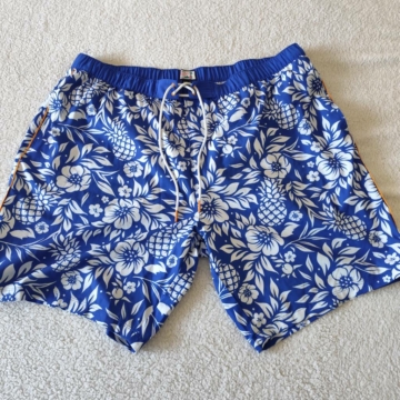 3XL – Kék mintás rövidnadrág