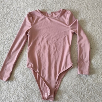 128 cm – Pasztell rózsaszín body