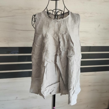 M/L (38/42) – Bézs lenvászon felső