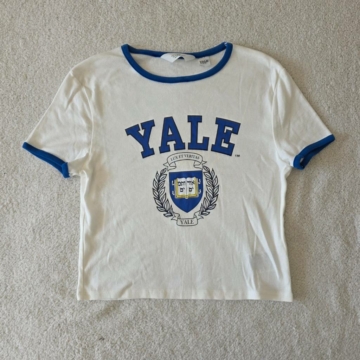 170 cm – Fehér Yale póló