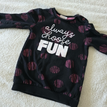 Always Choose Fun hosszú ujjú felső