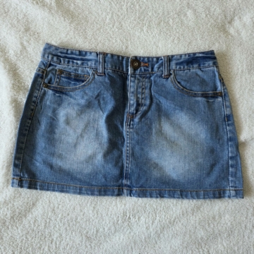 Denim szoknya