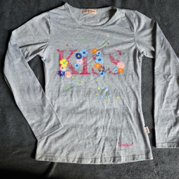 Kiss mintás hosszú ujjú felső