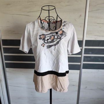 M/L (38/42) - Mintás rövid ujjú felső
