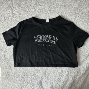 Brooklyn New York crop top