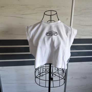 Missguided ujjatlan felső/crop-top