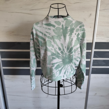 146/152 cm - Mintás hosszú ujjú felső/crop-top