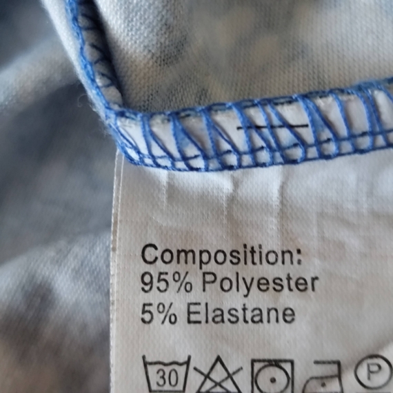 S – Kék mintás nyári ruha