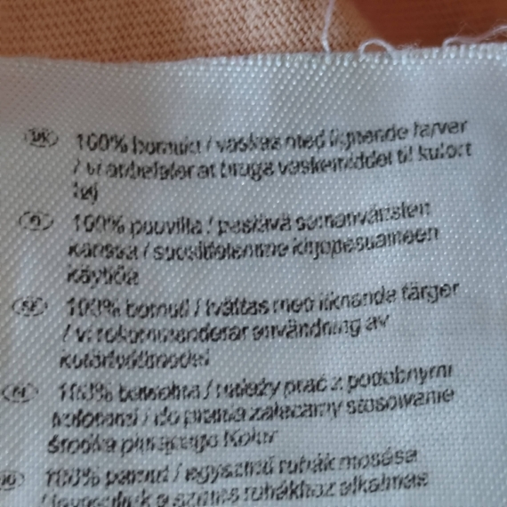 M (38) – Narancssárga rövid ujjú felső