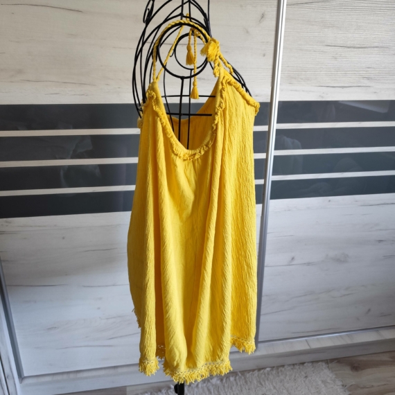 3XL – Sárga ujjatlan tunika