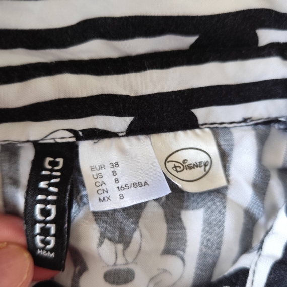 M – Fehér mintás ing