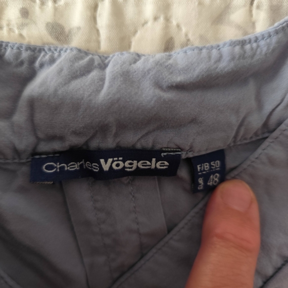 3XL – Kék hosszú ujjú ing