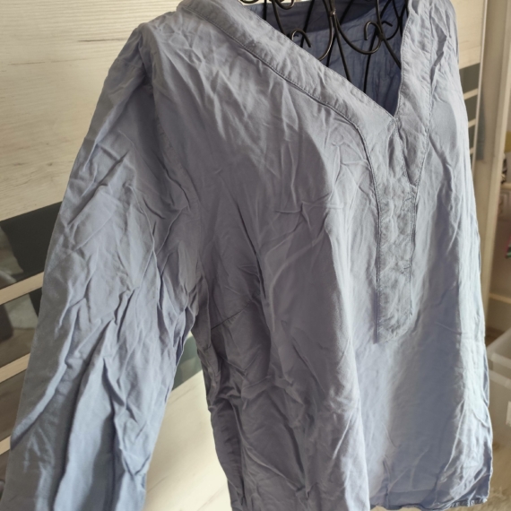 3XL – Kék hosszú ujjú ing