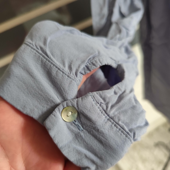 3XL – Kék hosszú ujjú ing