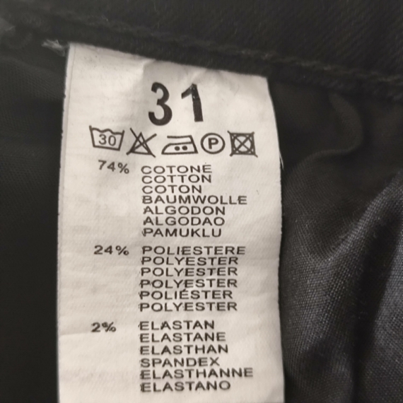 XS – Fekete farmernadrág