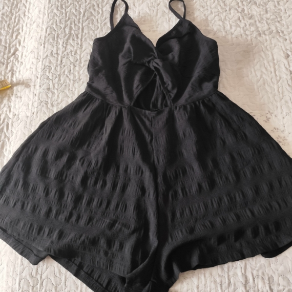M – Fekete elegáns overall