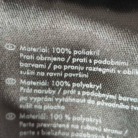 M – Tengerészkék mintás pulóver