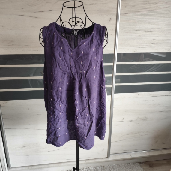 XXL – Lila mintás trikófelső