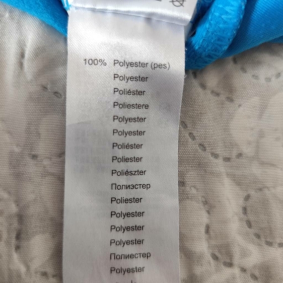 140 cm – Kék cipzáros pulóver