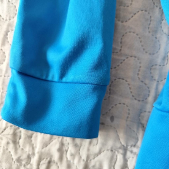 140 cm – Kék cipzáros pulóver