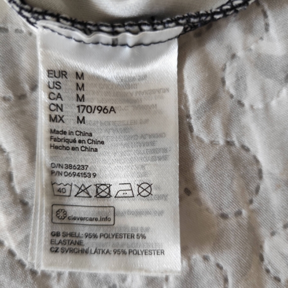 Fekete kockás felső