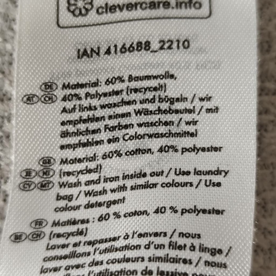 122/128 – Rózsaszín pulóver