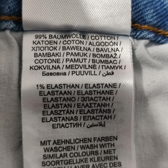 XL (52) – Kék farmer rövidnadrág