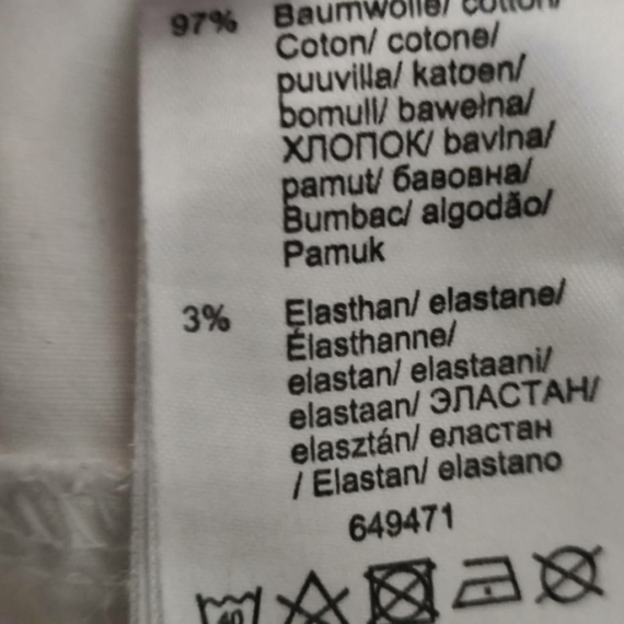 XL (46) – Fehér rövidnadrág