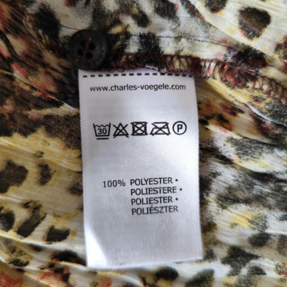 L (44) – Többszínű hosszú ujjú blúz