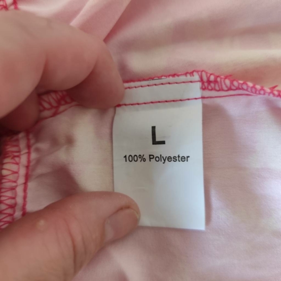 L (44) – Rózsaszín virágmintás ruha