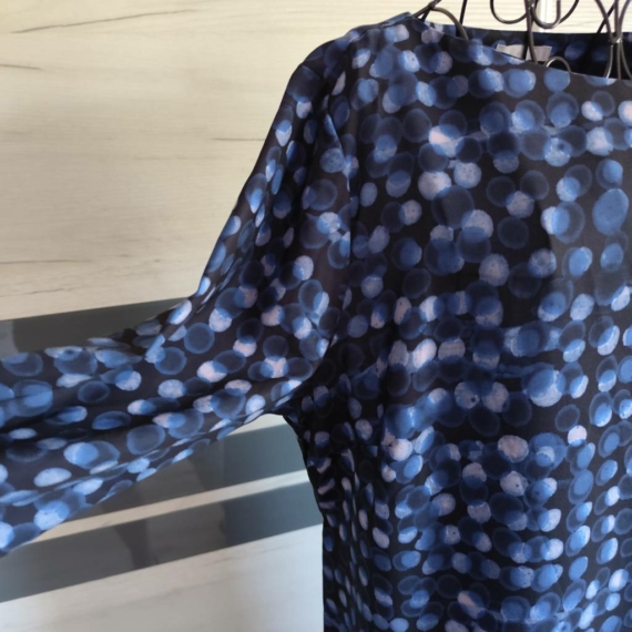XL (46) – Kék mintás ruha
