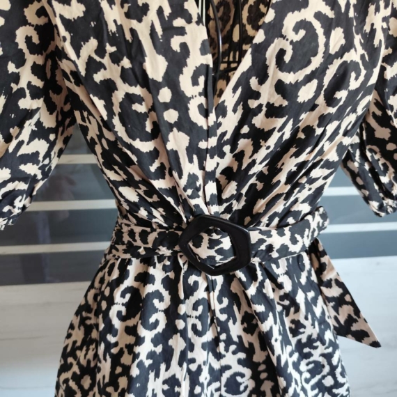 M (40) – Fekete mintás overall