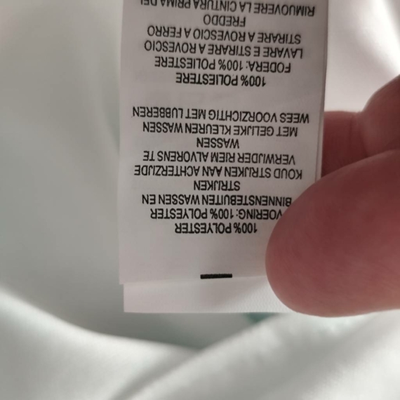M (40) – Türkiz-fehér nyári ruha