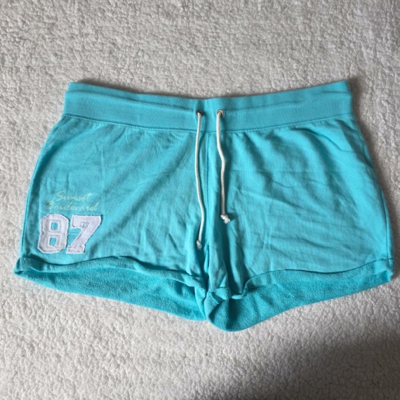 L/XL (44/46) – Türkiz sportos rövidnadrág