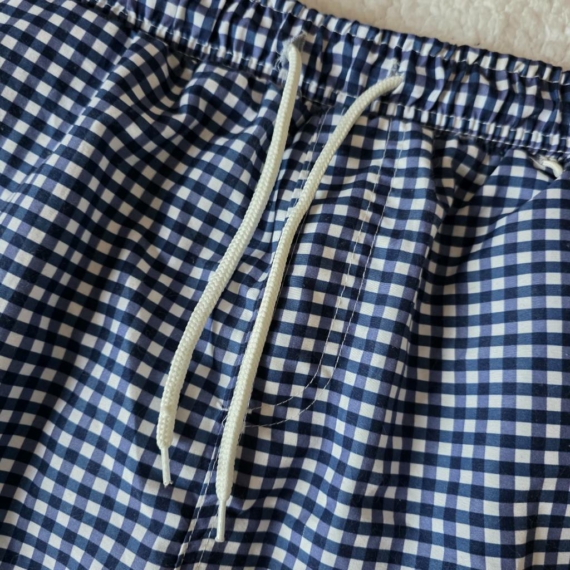 S (46) – Kék kockás rövidnadrág