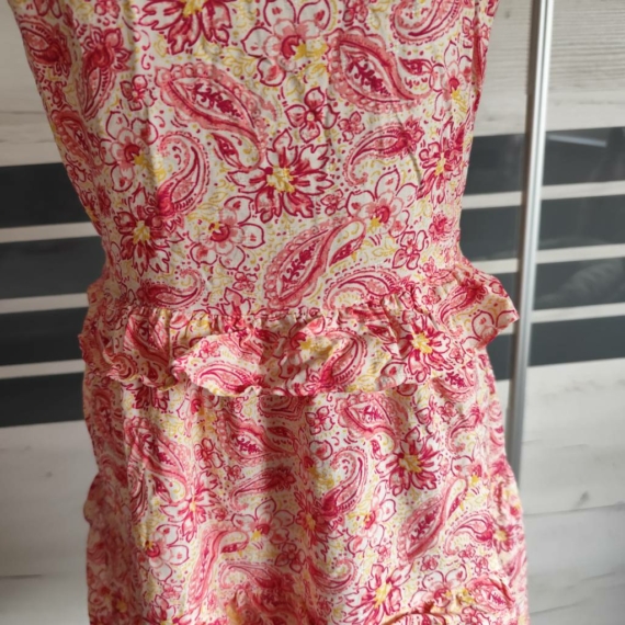 152 cm – Rózsaszín mintás ruha