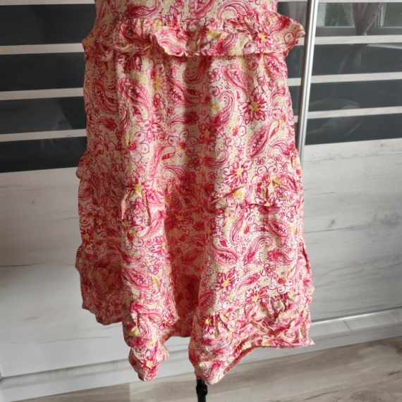 152 cm – Rózsaszín mintás ruha