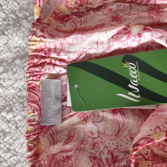 152 cm – Rózsaszín mintás ruha