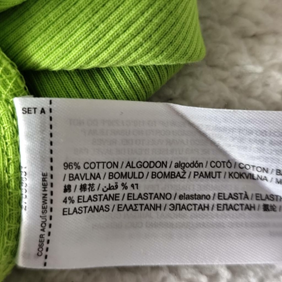 S (36) – Zöld trikófelső