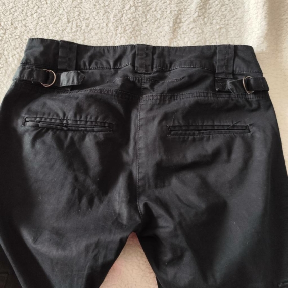 XS (34) – Fekete cargo nadrág