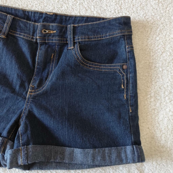 M (38) – Sötétkék farmer rövidnadrág