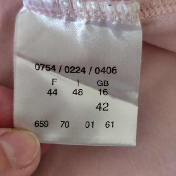 L/XL (44/46) – Rózsaszín rövid ujjú felső