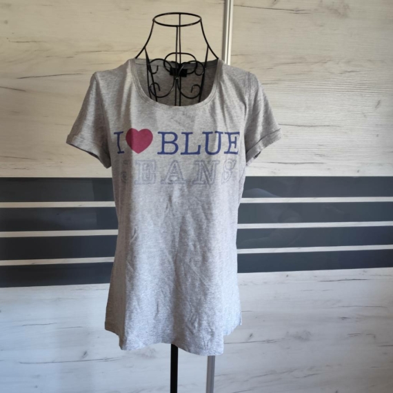 M/L (38/42) – Szürke rövid ujjú felső