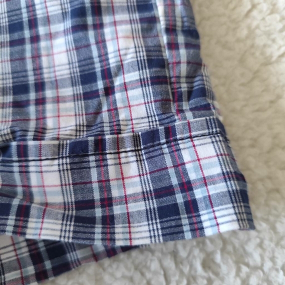 S (36) – Kék kockás rövidnadrág