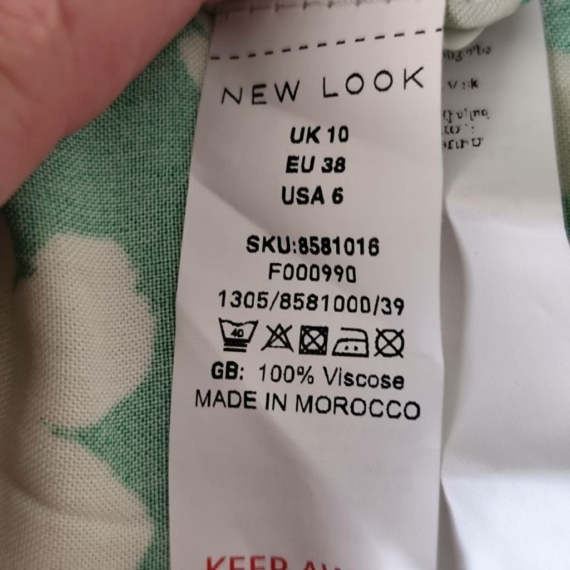 M (38) – Zöld mintás szoknya