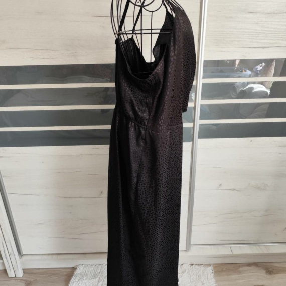 XXL (48) – Fekete elegáns ruha